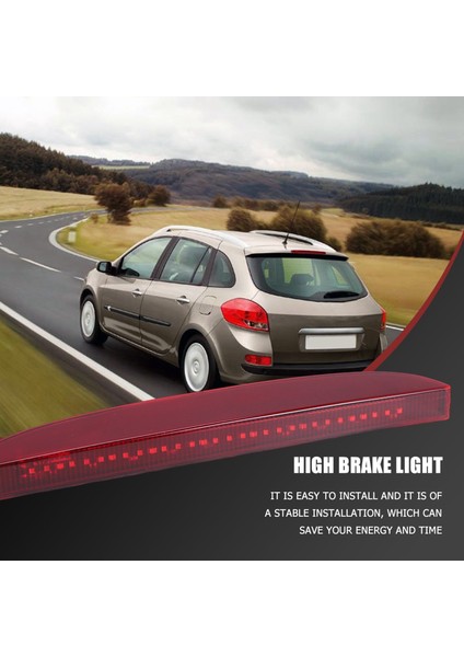 Araba Kuyruk Işığı Yüksek Montaj 12 LED 3. Arka Üçüncü Fren Işık Durdurma Lambası Renault Clio Mk Iıı 1998-2006 7700410753 (Yurt Dışından) fırsatları