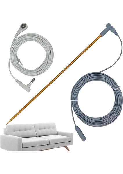 Toprak Topraklama Çubuğu - 40FT Dişi Toprak Kablosu, Topraklı Toprak Için Bakır ile Toprak Çubuğu Kiti Hafif Zemin Çubuğu (Yurt Dışından) fiyatları