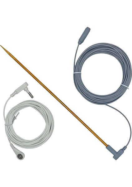 Toprak Topraklama Çubuğu - 40FT Dişi Toprak Kablosu, Topraklı Toprak Için Bakır ile Toprak Çubuğu Kiti Hafif Zemin Çubuğu (Yurt Dışından) modelleri