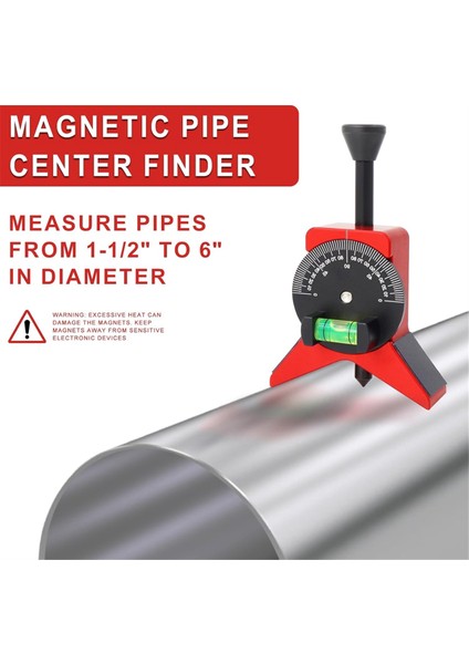 Boru Merkezi Bulucu, Manyetik Merkezleme Başlı Pipefitter Araçları, Boru Takma Aletleri 2.75 Inç Y Şekilli Ayarlanabilir (Yurt Dışından) indirimleri