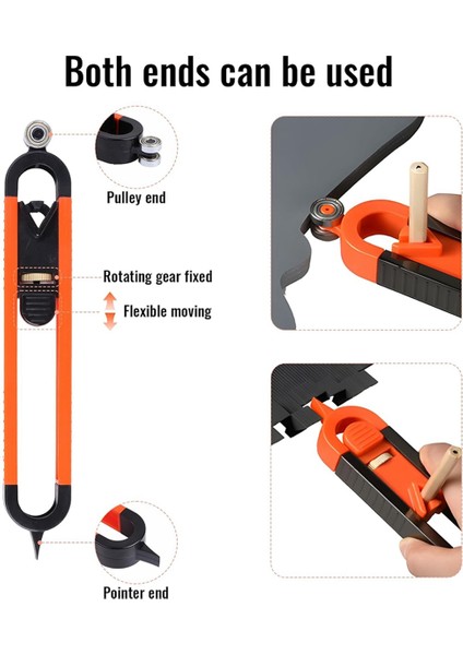 Gauge Şekli Profilleme Aracı, Kilitli Profilometre Profilleme Aracı, Ağaç Işlemesi Için Araç Şekli Replicator Ölçüm (Yurt Dışından) fiyatları