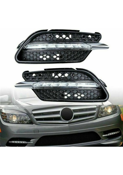 Araba LED Sis Lambası Drl Gündüz Çalışma Işığı Mercedes Benz W204 C Sınıfı C300 2008-2011 Sol (Yurt Dışından) fiyatları