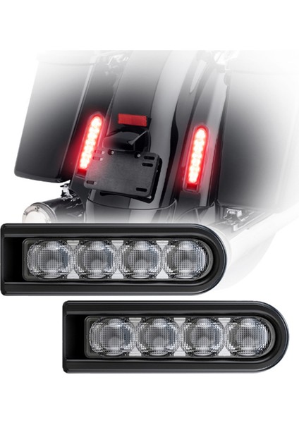 Harley Davidson Street Glide Road Glide Road King 2014-2022 Için Motosiklet Arka LED Fren Işığı Yan Işaret Işıkları (Yurt Dışından) modelleri