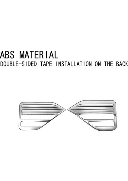 Toyota Noah Voxy 90 Serisi 2022 Gümüş Için Arka Reflektör Sis Işık Lamba Kapağı Trim Çerçeve Çerçeve Dış Aksesuarlar (Yurt Dışından) fiyatları