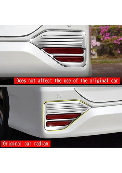 Toyota Noah Voxy 90 Serisi 2022 Gümüş Için Arka Reflektör Sis Işık Lamba Kapağı Trim Çerçeve Çerçeve Dış Aksesuarlar (Yurt Dışından) fırsatları