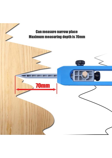 Kontur Gösterge Scribe Aracı Kilitli Kontur Gösterge Çoğaltıcısı Kontur Gösterge Profil Aracı 5 Kalemli (Yurt Dışından) indirimleri