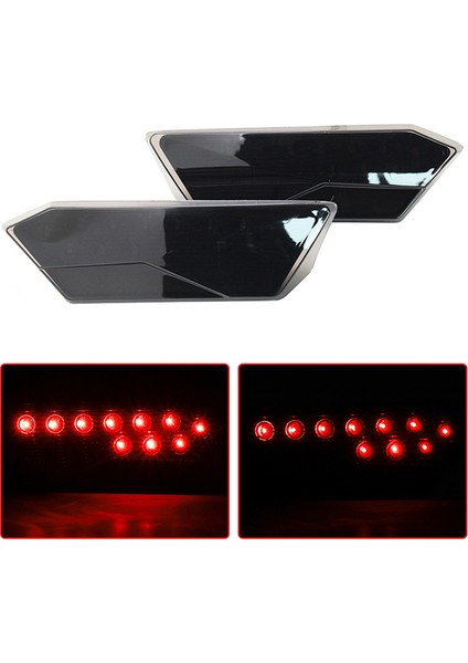 Polaris Için Rzr Turbo 1000 Xp 900 S 2014-2019 LED Kuyruk Işık Sinyali Işık Fren Lambası Kırmızı (Yurt Dışından) indirimleri