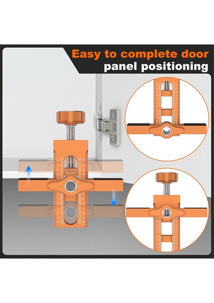 Dolap Kapısı Kurulum Jig, Çerçevesiz Dolaplar Için Ayarlanabilir Konumlandırıcı Olan Montaj Bulucuya Yardımcı Olmak, Ahşap Işleme Için (Yurt Dışından) fiyatları