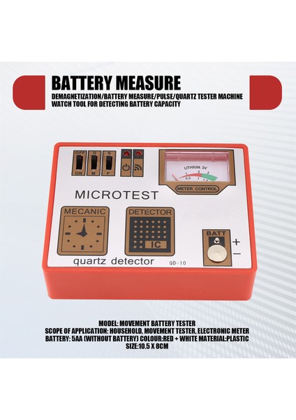 Demagnetizasyon/pil Ölçüsü/nabız/kuvars Test Cihazı Makine Izleme Aracı, Pil Kapasitesini Algılamak Için (Yurt Dışından) fırsatları
