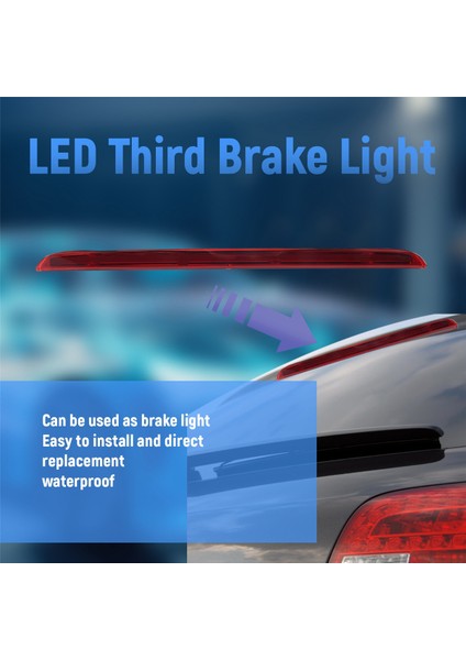 Araba Yüksek Seviye LED Üçüncü Fren Işığı Montajı For Audi Audi A6 Avant S6 C6 2005-2011 4F9945097 (Yurt Dışından) fırsatları