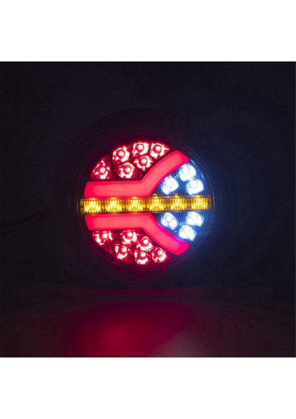 2pcs 12V 24V LED Yuvarlak Araç Arka Kuyruk Işık Fren Durdurma Yan Işaretçisi Dönüş Uyarı Göstergesi Lamba Kamyon Römork Atv Rv Bus (Yurt Dışından) fiyatları