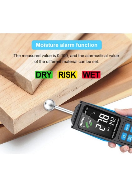 Mestek Dijital Ahşap Nem Ölçer Ahşap Nem Dedektörü Nem Test Cihazı Temassız Nem Test Cihazı (Yurt Dışından) indirimleri