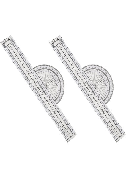 2 Pcs Plotter Plotter Aracı Havacılık Plotter Wac Grafikleri Pilot Navigasyonu Için Hava Navigasyonu Plotter Pilot Aksesuarları (Yurt Dışından) fiyatları