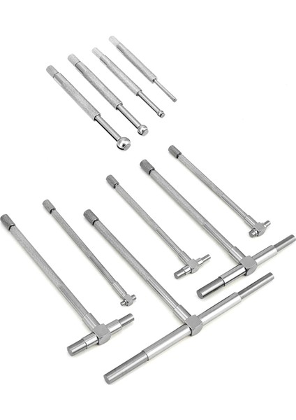 Paslanmaz Çelik Teleskopik Delik Gösterge Seti - 1/8 Ila 1/2in Aralık ve T Delik Göstergesi Teleskopik Gösterge 6pcs 5/16 Ila 6in (Yurt Dışından) fiyatları