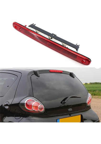 1606372780 Kırmızı Arka Yüksek Seviyeli Durdurma Fren Lambası Toyota Aygo Citroen C1 Peugeot 107 (Yurt Dışından) fırsatları