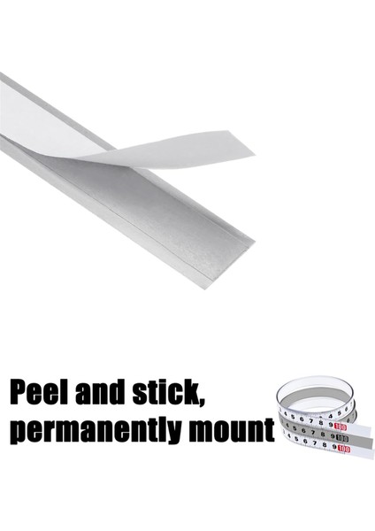 3 Parçalı Kendi Yapışkanlı Bant Maddesi, 39 Inç Sol ve Sağ Metal Metrik Bant Ölçütü, 78 Inç Merkezden Yan Okuma Bandı (Yurt Dışından) modelleri