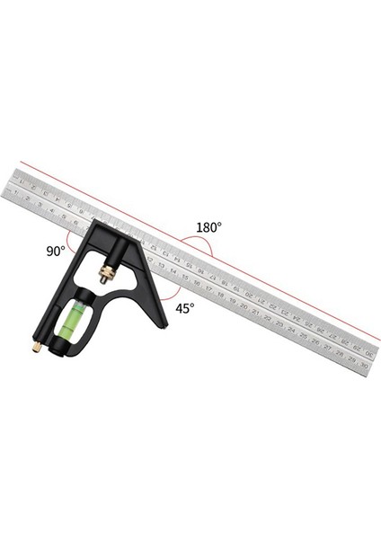300MM Mobil Kombinasyon Kare Hareketli Kare Marangoz 90 Derece 45 Derece Dönüş Kare Kare Uzatıcı Alet (Yurt Dışından) fırsatları