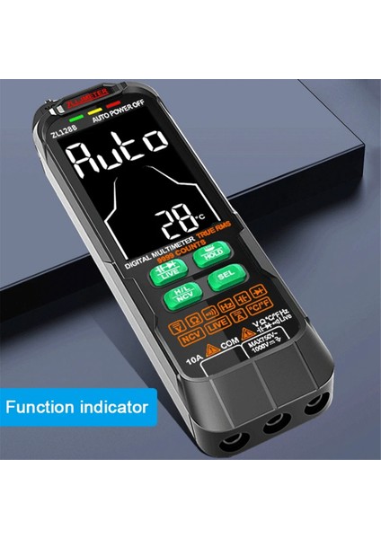 Zlljmetre Smart Multimetre Dijital Ac Dc Akım Voltaj Dedektörü Kalem Kapasitans Temp Otomatik Aralık Test Cihazı Multimetre ZL128B (Yurt Dışından) fırsatları