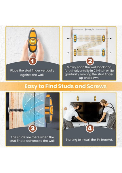 Manyetik Saplama Bulucu Duvar Tarayıcı, Manyetik Saplama Bulucu Seviye Duvar Tarayıcı, Kullanımı Kolay Mıknatıs Saplama Bulucu Alçıpan Aracı (Yurt Dışından) indirimleri