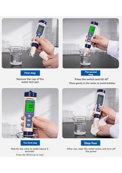 5 Ec Tds Tuzluluk Sıcaklık Ph Metre Yiyecek Içecekleri Için Su Kalitesi Test Cihazı Tuz Içerik Akvaryum Deniz Suyu Atc (Yurt Dışından) fırsatları