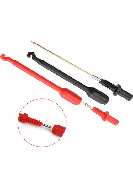 2pcs/set 4mm Tel Piercing Klips 10A Otomotiv Test Kurşun Kiti Otomotiv Tel Delinme Probu Delinme Ponks Ponks Teliback Prob Pimleri (Yurt Dışından) indirimleri