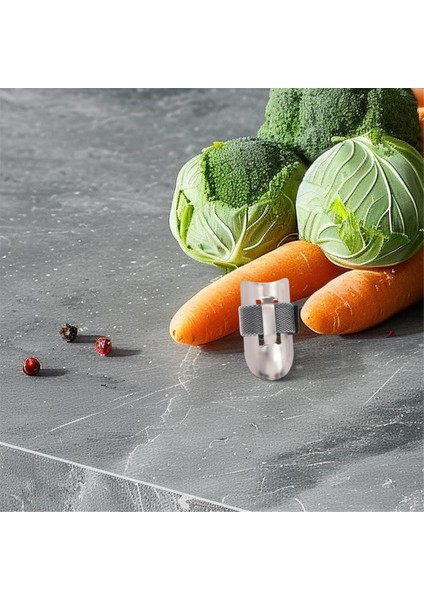 10PCS Parmak Koruyucular Gıdaları Kesmek Için Parmak Korumaları Çok Fonksiyonlu Paslanmaz Çelik Parmak El Koruyucusu Aletler (Yurt Dışından) indirimleri