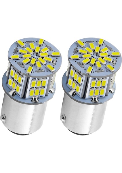 1157 LED Ampul Beyaz 54SMD 1080 Lümenler, 7528 2357 2057 Fren Kuyruğu Için LED Ampuller Park Yede Işığı (Yurt Dışından)