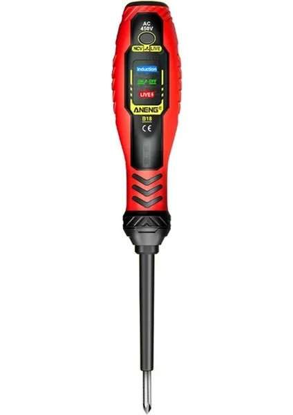 Aneng B18 Çok Fonksiyonlu Profesyonel Elektrikçi Colorlight Voltaj Ekran Tel Kesme Noktası Algılama Akıllı Tornavida Aracı, D (Yurt Dışından)
