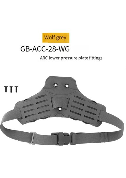 Gerçek Ark Aşağı Basınç Plakası Aksesuarları Bacak Asma Aksesuar Torbası Plaka Hızlı Çekme Seti Tozluk Gri (Yurt Dışından) fiyatları