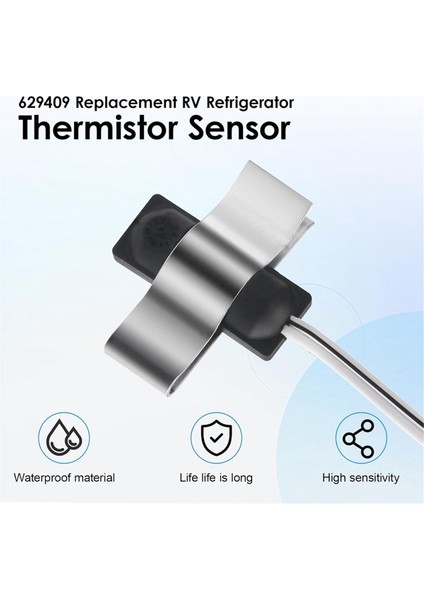 629409 Norcold Termistör Sensörü Yedek Parçaları ve Buzdolabı Termistör Montaj Klibi Için Rv Buzdolabı Sensörü (Yurt Dışından) fiyatları