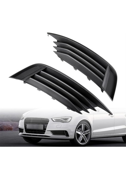 Ön Tampon Alt Izgara Audi A3 S3 2013-2017 Için Sis Işık Kapağı, 8V5807681 8V5807682 2pcs (Yurt Dışından) indirimleri