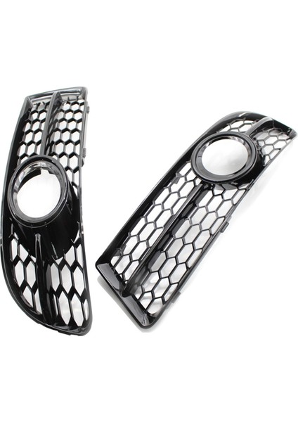 Ön Tampon Petek Örgü Sis Izgarası Izgara Kapağı Audi A4 B7 S4 B7 A4 S-Line 2005-2008 8E0807681F 8E0807682F, B (Yurt Dışından) modelleri