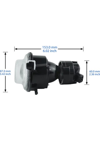 Akıllı Fortwo Için 1pcs 450 1998-2007 Sol Tam Tampon Sis Lamba Ampul 0002902V00 (Yurt Dışından) modelleri