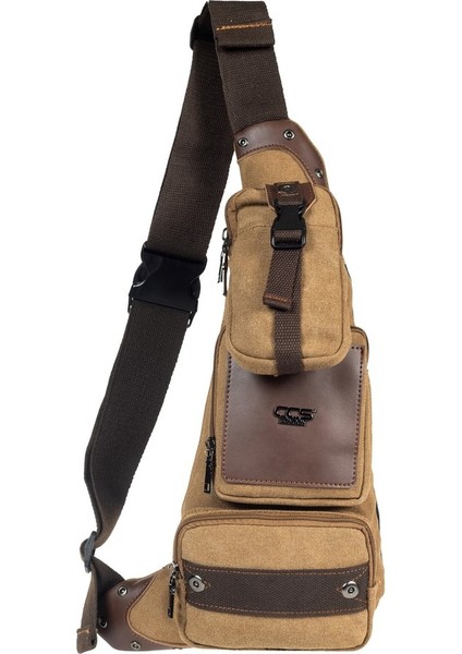 Estetik ve Işlevsellik Çok Fonksiyonlu Armut Çanta Kanvas Bej