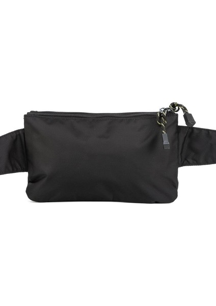 Sürdürülebilir Şıklık:Çok Gözlü Su Geçirmez Doğa Dostu Bel Çantası Siyah fırsatları