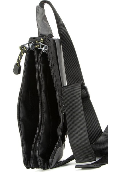 Sürdürülebilir Şıklık:Çok Gözlü Su Geçirmez Doğa Dostu Bel Çantası Siyah