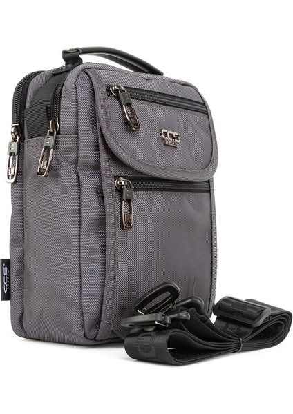 Su Geçirmez Çok Bölmeli El ve Omuz Çantası Gri modelleri