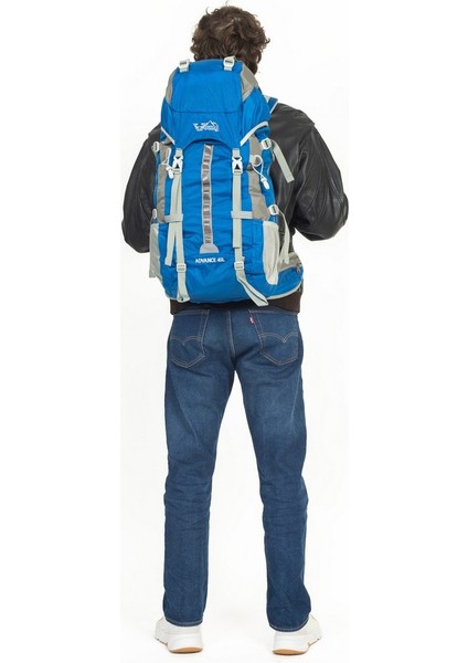 Profesyonel Dağcı Sırt Çantası 45 Litre Mavi indirimleri