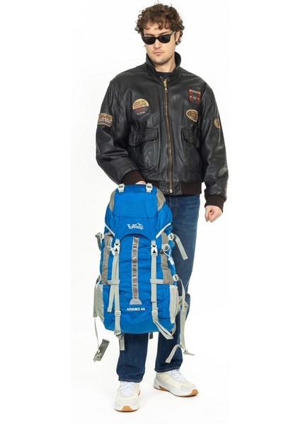 Profesyonel Dağcı Sırt Çantası 45 Litre Mavi