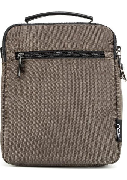 Su Geçirmez Çok Bölmeli El ve Omuz Çantası Kahverengi