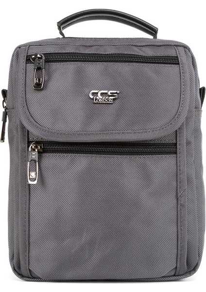 Su Geçirmez Çok Bölmeli El ve Omuz Çantası Gri