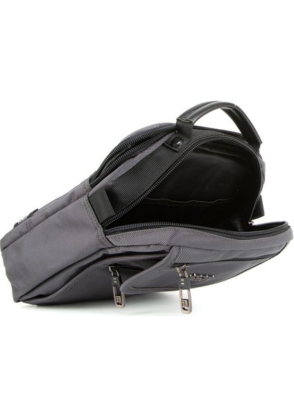 Su Geçirmez Çok Bölmeli El ve Omuz Çantası Gri