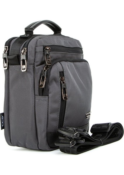 Su Geçirmez Çok Bölmeli El ve Omuz Çantası Gri modelleri