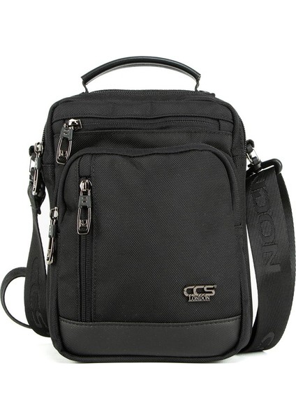 Su Geçirmez Çok Bölmeli El ve Omuz Çantası Siyah