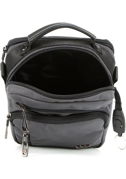 Su Geçirmez Çok Bölmeli El ve Omuz Çantası Siyah