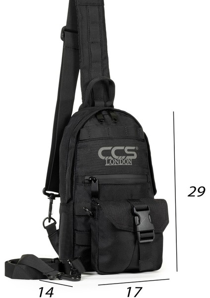 Kumaş Çapraz Çok Bölmeli Göğüs Çantası Gri modelleri