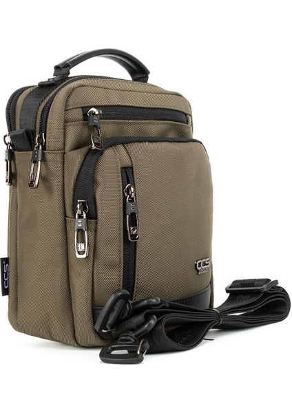 Su Geçirmez Çok Bölmeli El ve Omuz Çantası Kahverengi modelleri