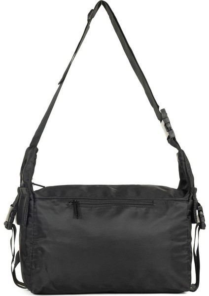 Çok Gözlü Çıkartılabilen Aksesuarlı Postacı Çantası Siyah fırsatları