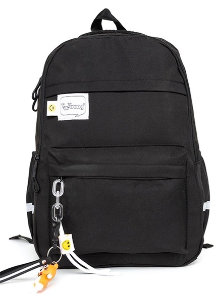 Her Gününüzü Kolaylaştırın: 15,6 Inç Laptop Için Çok Fonksiyonlu Okul ve Seyahat Çantası Siyah