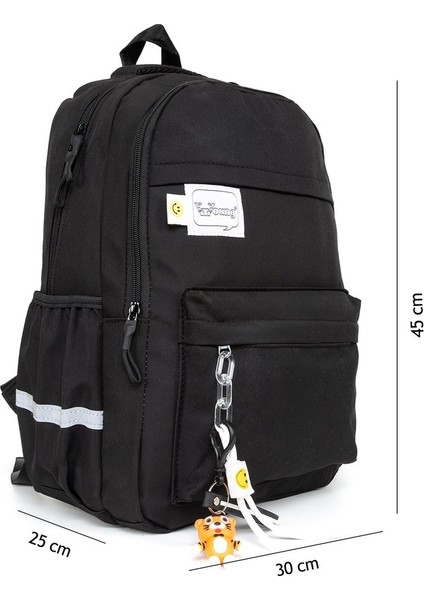 Her Gününüzü Kolaylaştırın: 15,6 Inç Laptop Için Çok Fonksiyonlu Okul ve Seyahat Çantası Siyah fiyatları